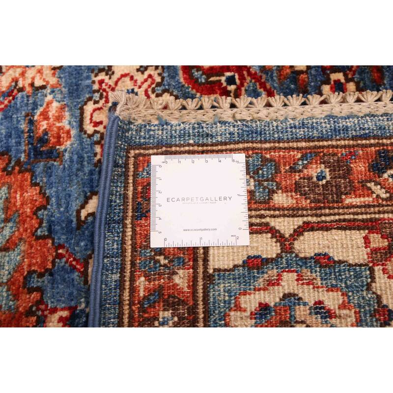 ECARPETGALLERY Hand-knotted Aryana Dark Blue Wool Rug - 5'9 x 7'9