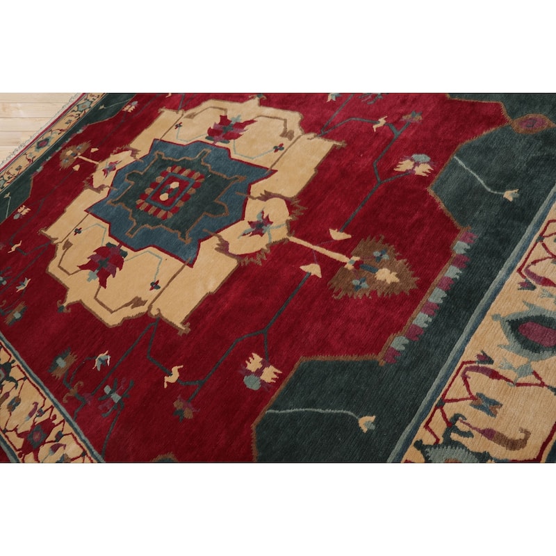 8'11''x12'7'' Hand Knotted Wool Tibetan Craft Plush Pile Tufenkian Rug - 8' 11'' x 12' 7''
