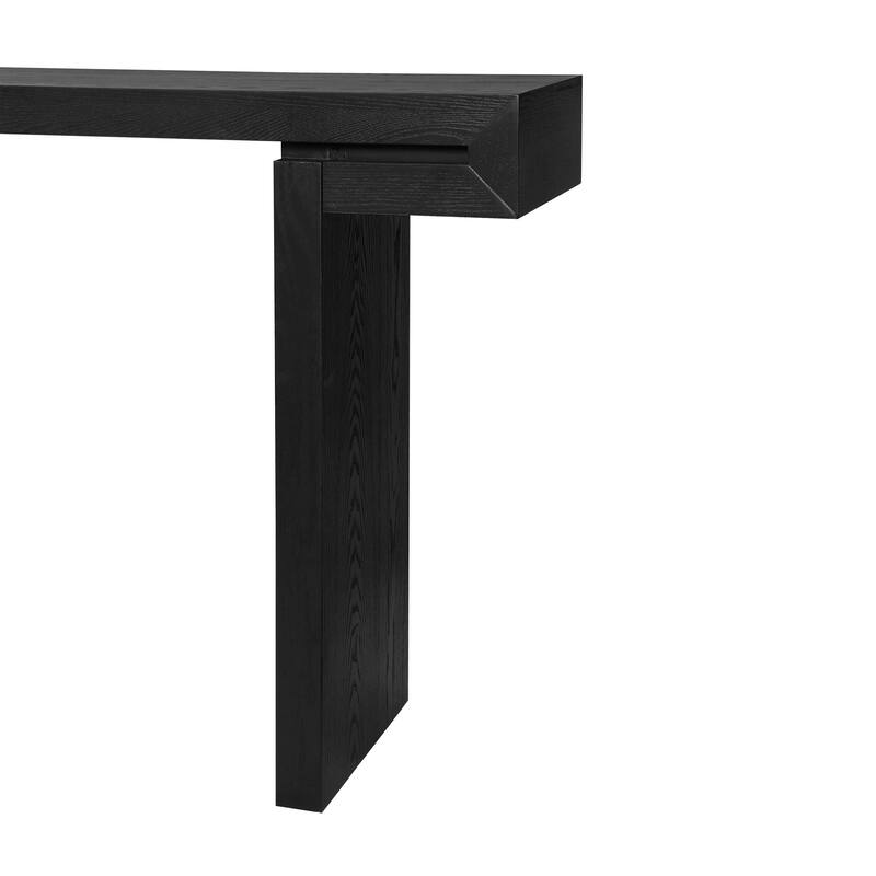 60" Rustic Farmhouse Console Table for Living Room