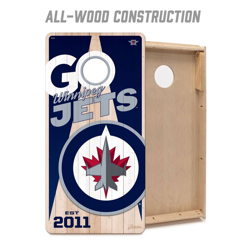 Winnipeg Jets NHL 2x4 Cornhole Board Set