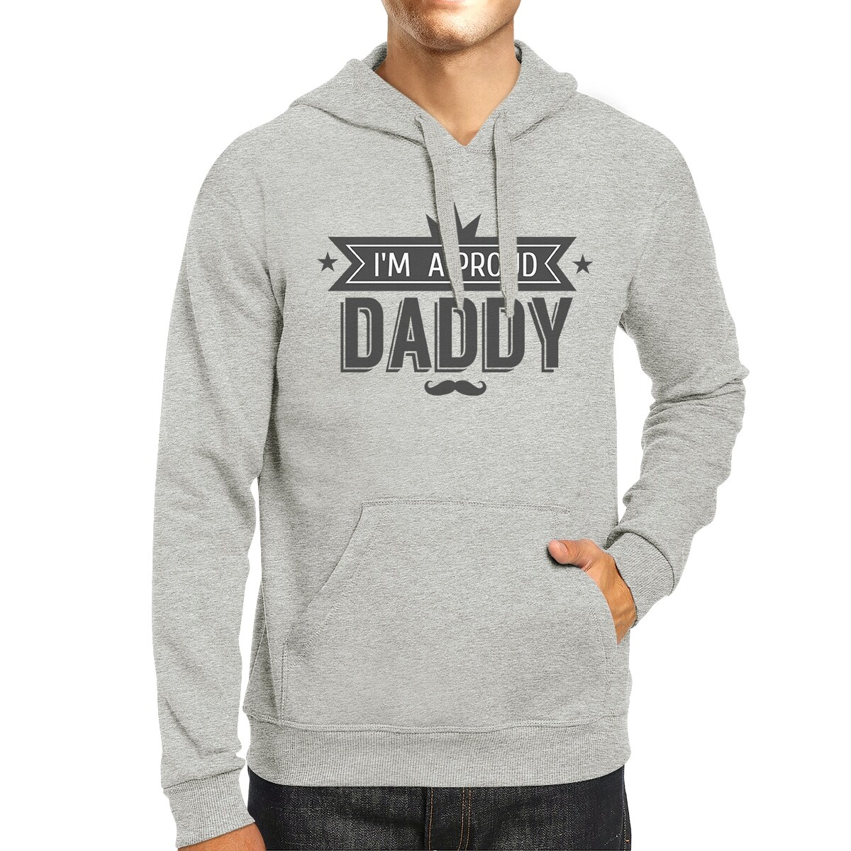 Shop I M A Proud Daddy Unisex Grey Vintage Design Hoodie Gift For Him Overstock 16107831