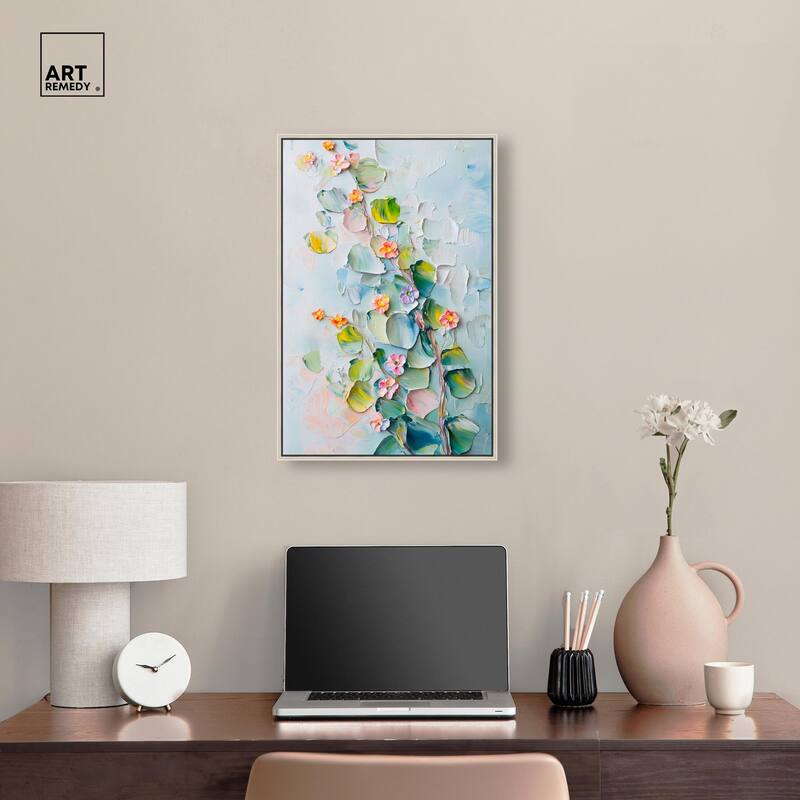 Textured Tendrils I Canvas by Art Remedy