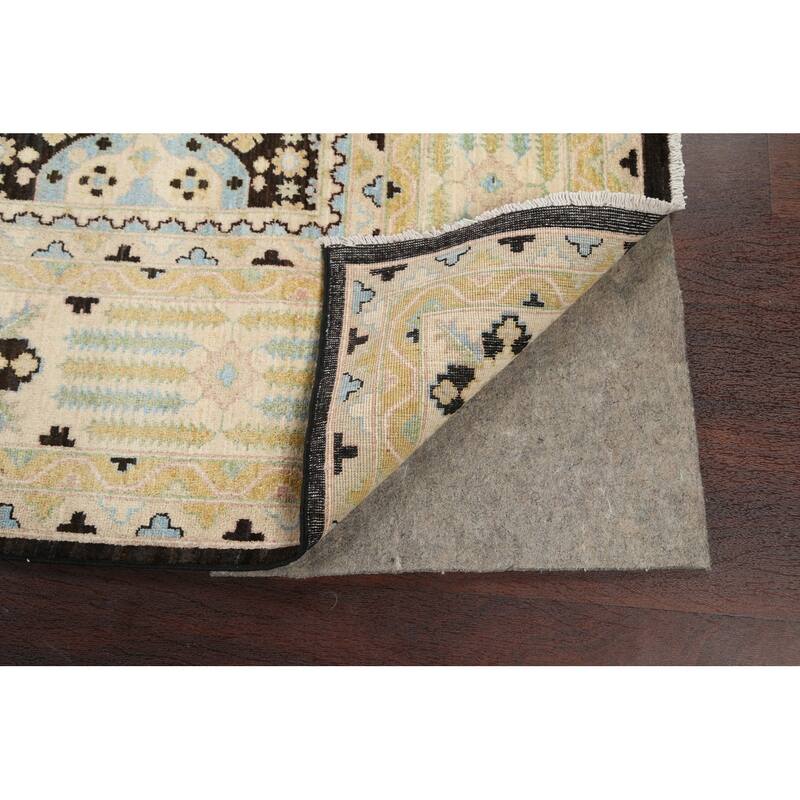 Stunning Geometric Khotan Oriental Area Rug Wool Handmade Carpet - 8'9" x 11'8"
