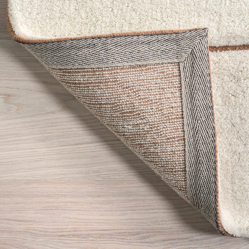 Brega Geometric New Zealand Wool Area Rug