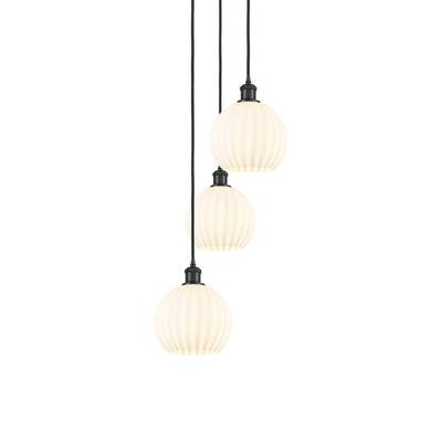 Innovations Lighting 113B-3P-31-15 White Venetian Pendant White