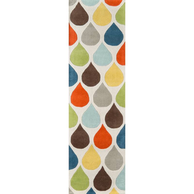 Momeni Delhi Hand Tufted Wool Contemporary Geometric Area Rug
