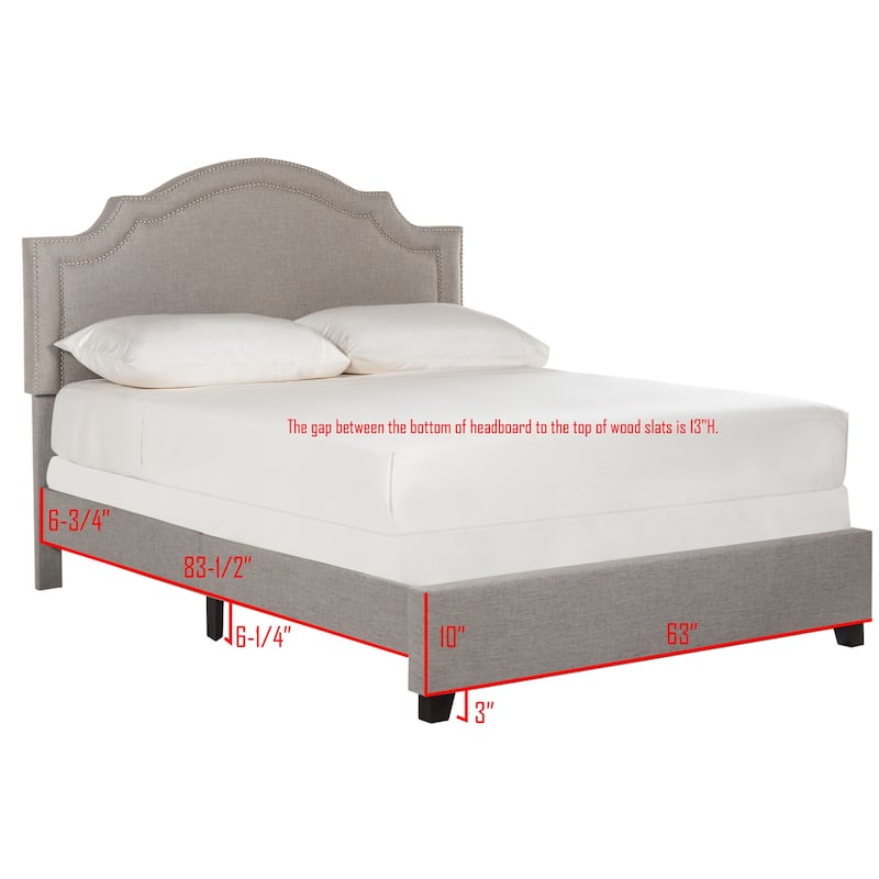SAFAVIEH Dotty Upholstered Bed