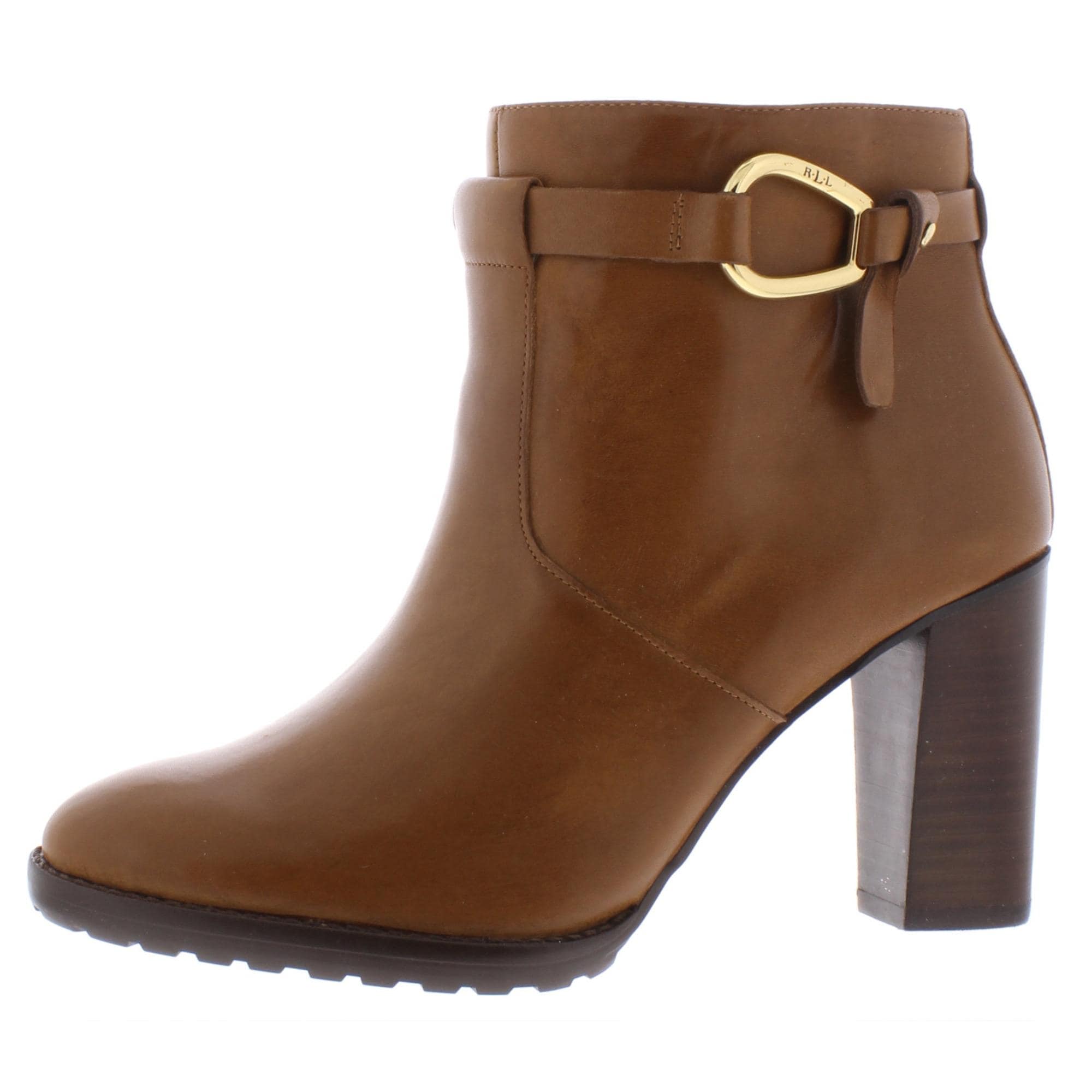 ralph lauren leather booties