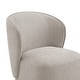 preview thumbnail 32 of 51, Spruce & Spring Kyle Morden Fabric Dining Room Chair with Casters Wrap-round Back