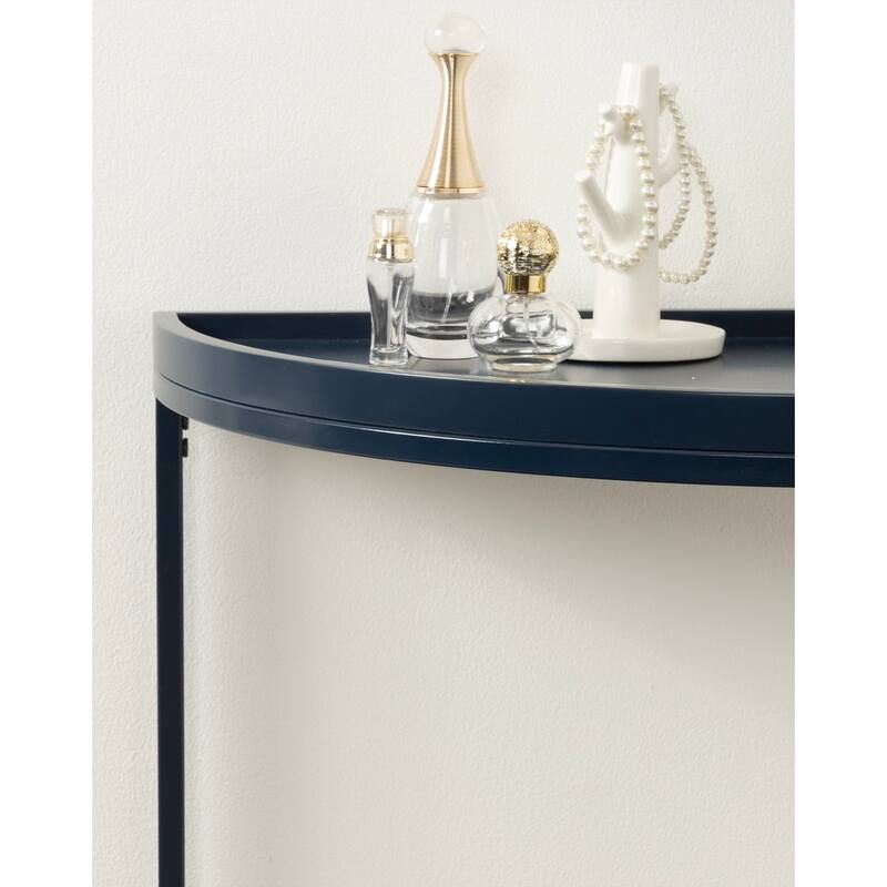 Kate and Laurel Dorrah Half-Circle Console Table