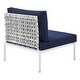 preview thumbnail 8 of 19, Harmony 10-Piece Sunbrella® Basket Weave Outdoor Patio Aluminum Sectional Sofa Set