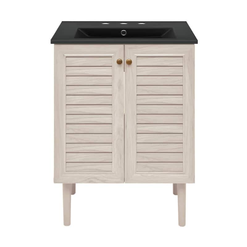 Swiss Madison SM-BV6201-3W Bron 24" Free Standing Single Basin Vanity