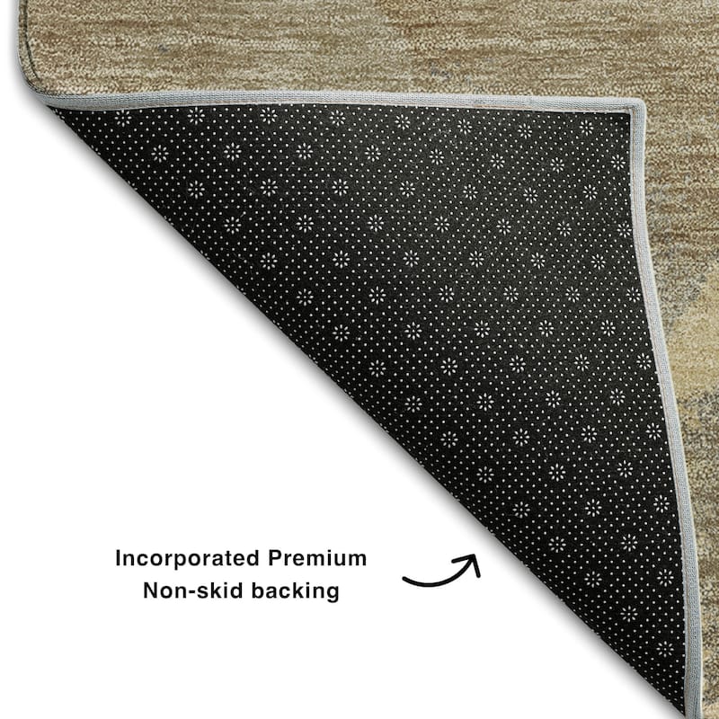 Premium Washable Super Soft Abstract Flow Contemporary Mayfield Rug