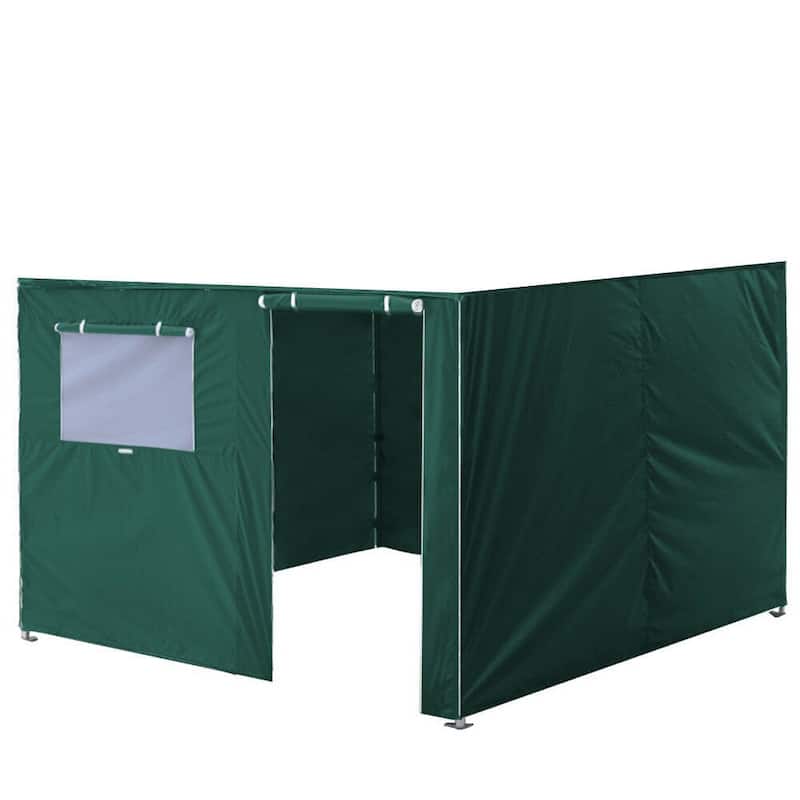 Aeocia Full Zippered Walls for 10x10 Easy Pop Up Canopy Tent 4 Sidewalls ONLY