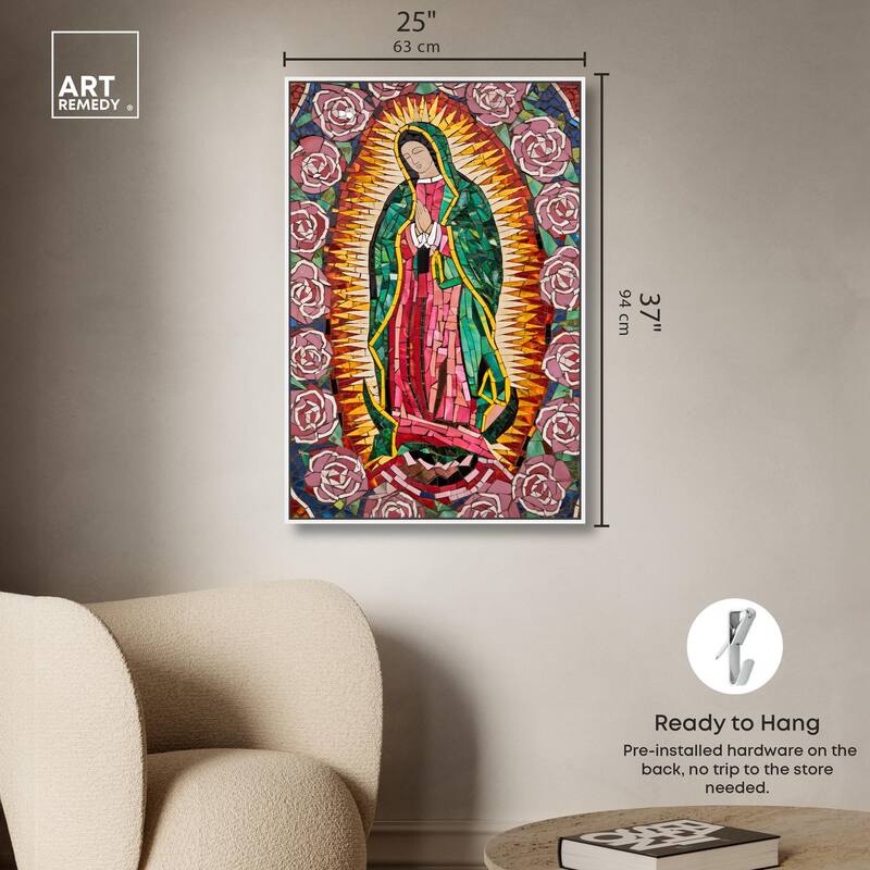 Mother of Mosaic Canvas by Art Remedy