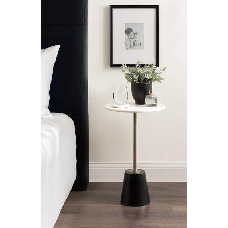 Kate and Laurel Tira Round Side Table