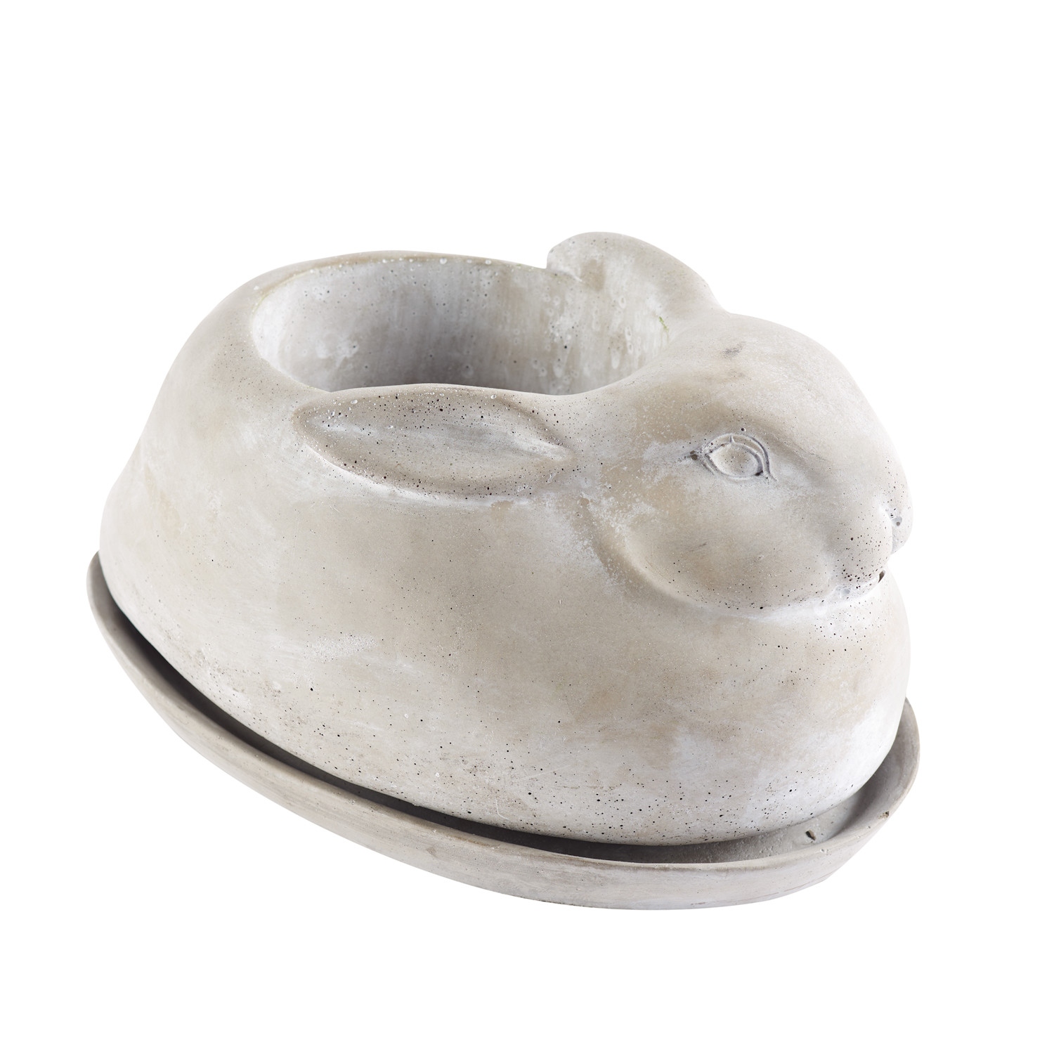 Art & Artifact Rabbit Planter Bunny Flower Pot with Saucer
