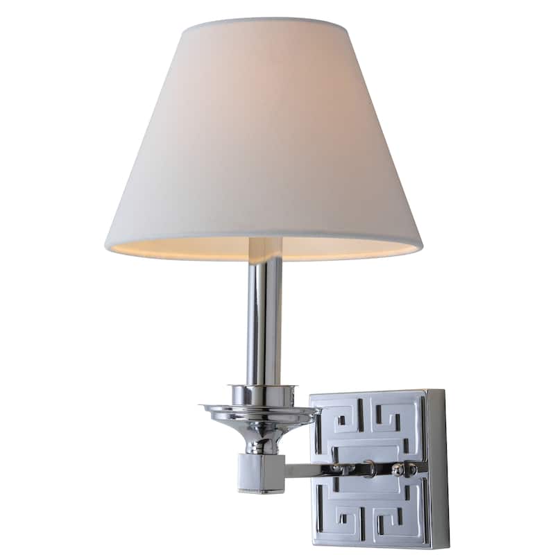 SAFAVIEH Lighting Liliana Chrome Wall Sconce (Set of 2) - 9"x10"x15" - 9Wx10Dx15H
