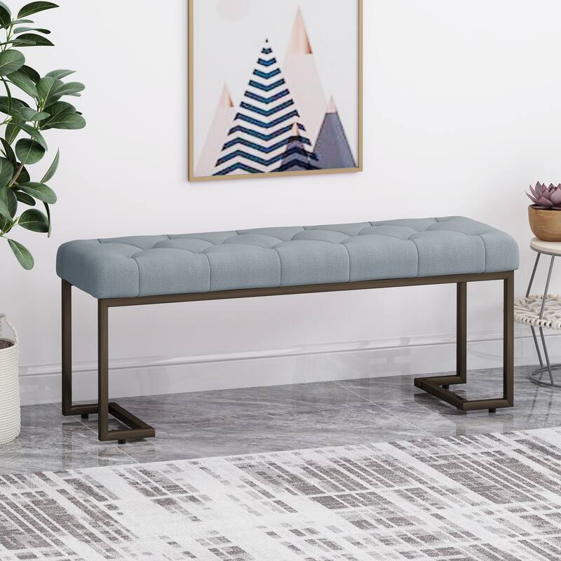 Galileo Modern Fabric Bench by Christopher Knight Home