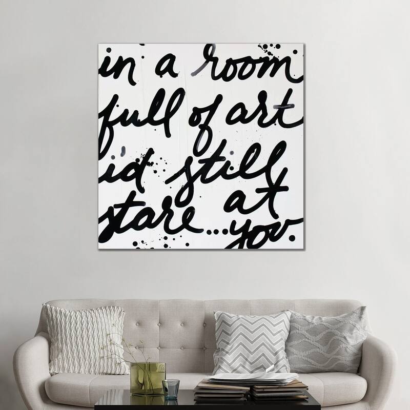 iCanvas "In A Room Black And White" by Kent Youngstrom Canvas Print