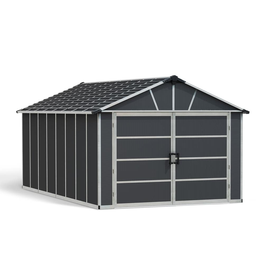 Yukon Dark Gray Garage Shed