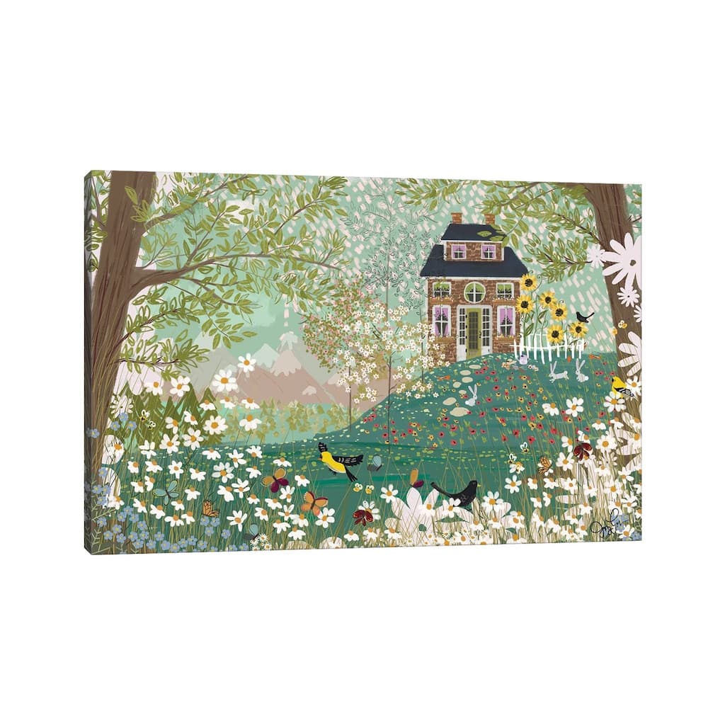 iCanvas "Garden Dream" by Joy Laforme Canvas Print