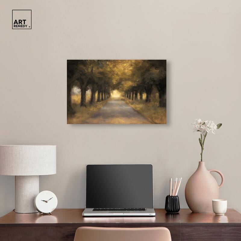 Misty Morning Canvas by Art Remedy, Gallery Wrapped