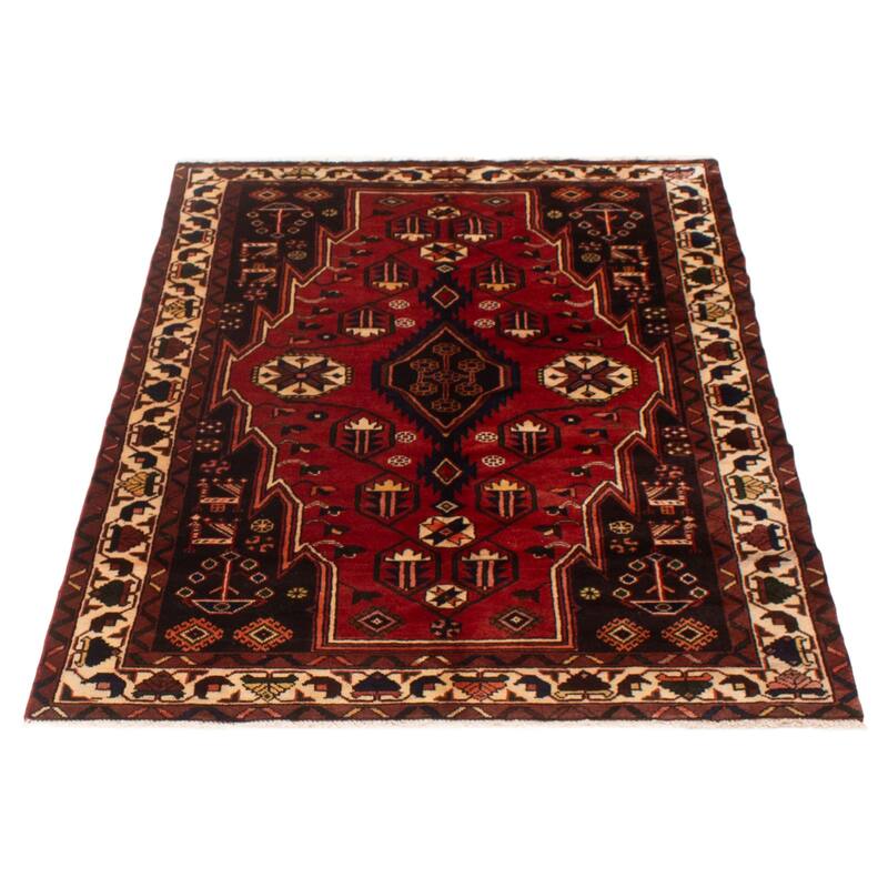 ECARPETGALLERY Hand-knotted Anadol Red Wool Rug - 4'11 x 7'0