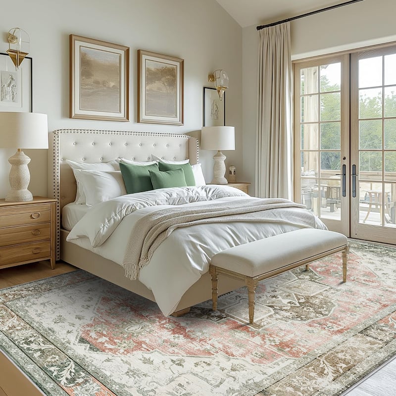 Bohemian Faux Cashmere Rug