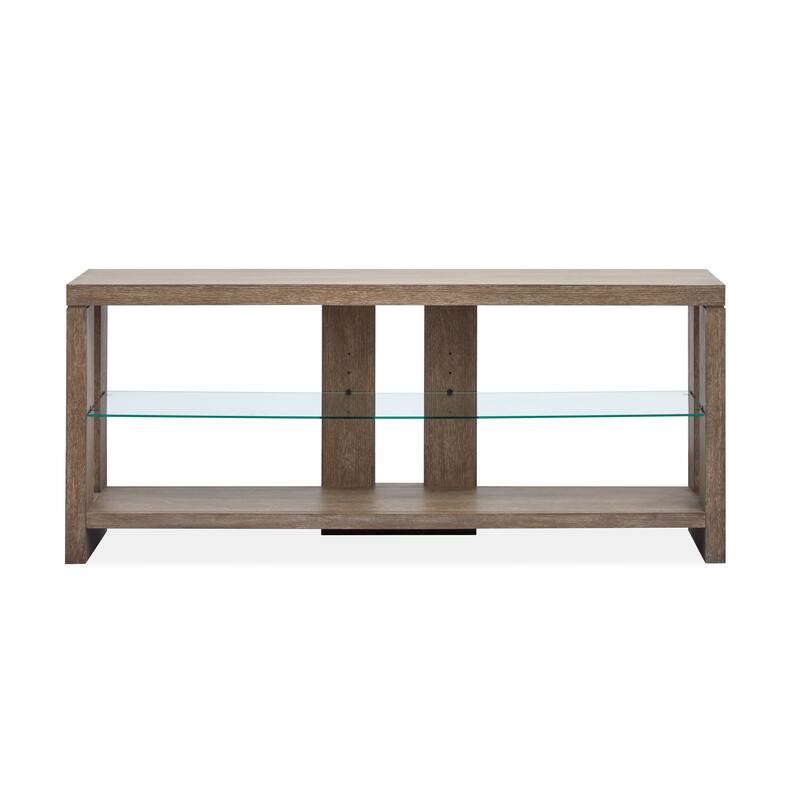 Magnussen Home Conway Spiced Brown Console Sofa Table - 64''W x 16''D x 27''H