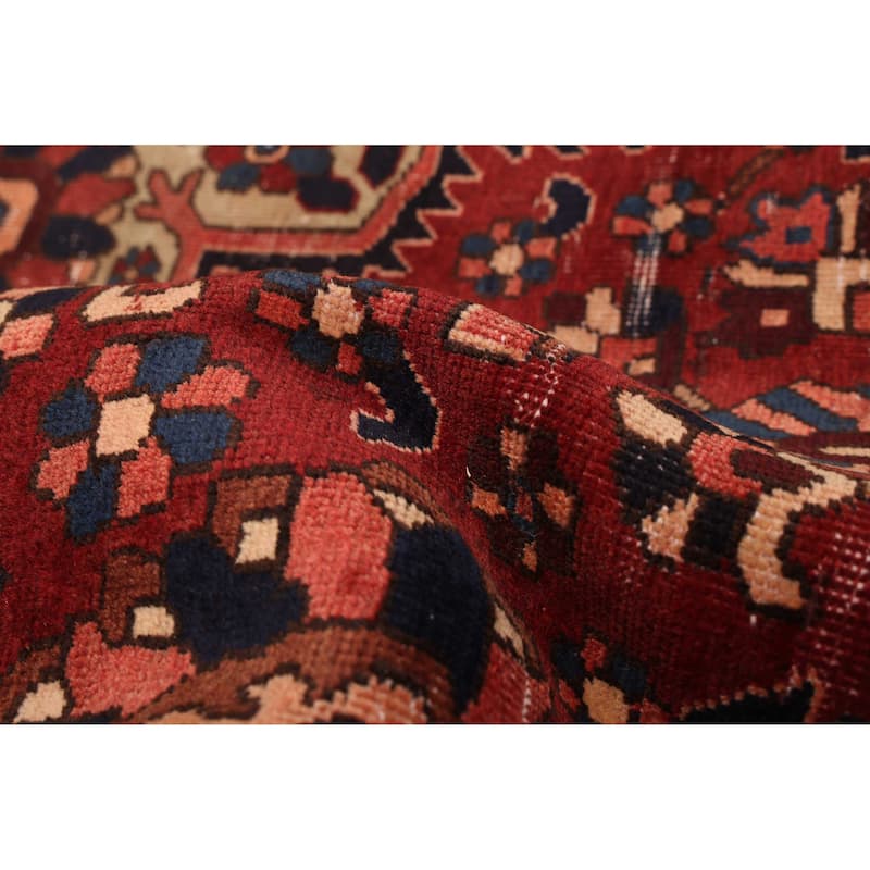 ECARPETGALLERY Hand-knotted Kayseri Vintage Red Wool Rug - 6'9 x 9'11