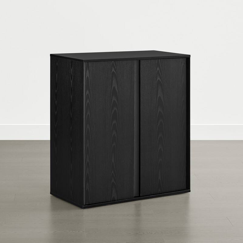 Spruce & Spring 31.5" Modern Industrial Sideboard Cabinet Storage Cabinet