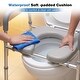 preview thumbnail 6 of 8, Gymax Raised Toilet Seat w/Handles Padded Arms Adjustable Height &