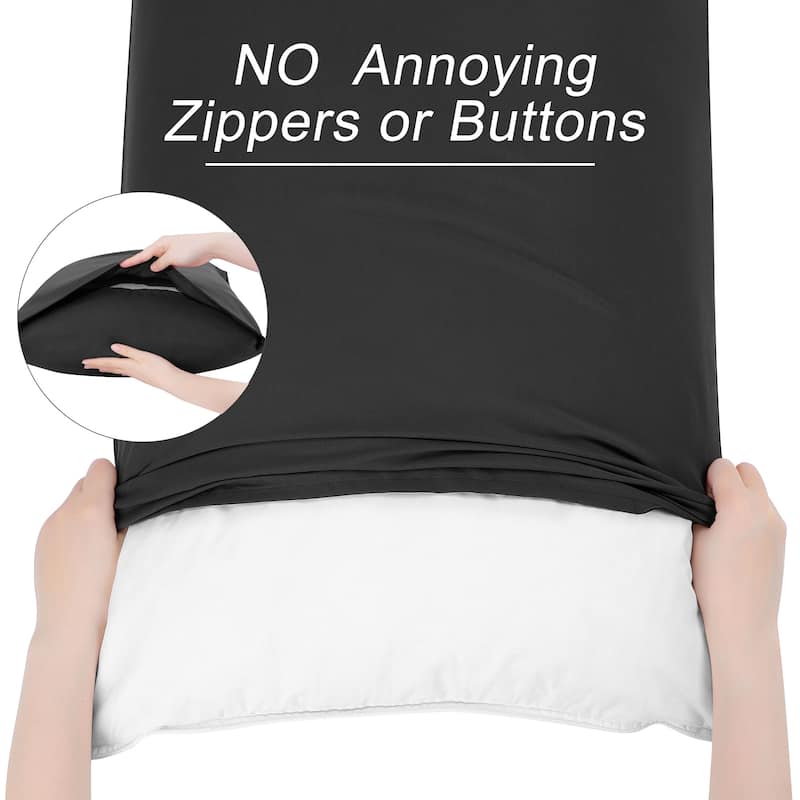 Body Pillowcase Soft 1800 Series Microfiber Long Pillow Cover