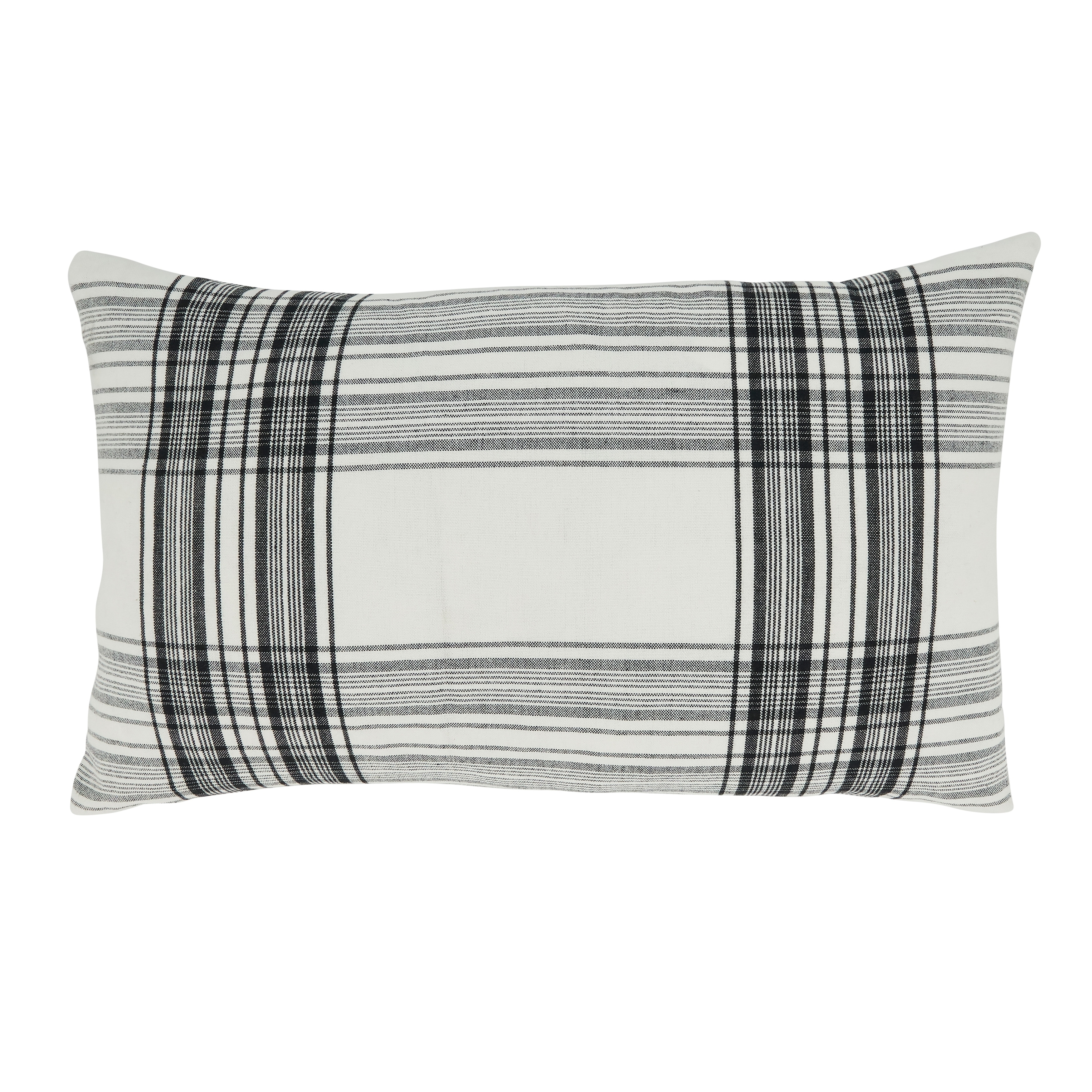 Black and white plaid throw pillows shop