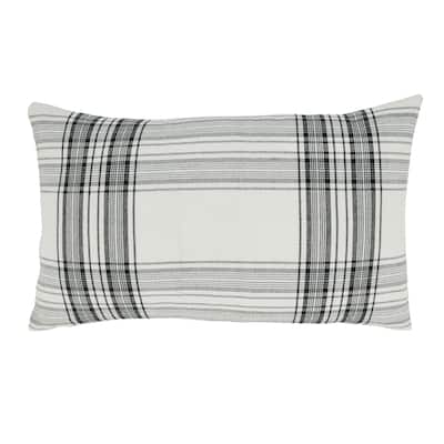 Classic Touch Plaid Throw Pillow