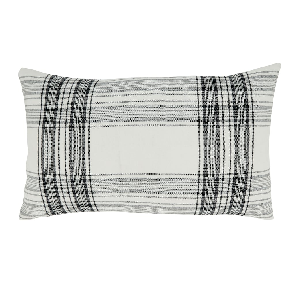 Classic Touch Plaid Throw Pillow