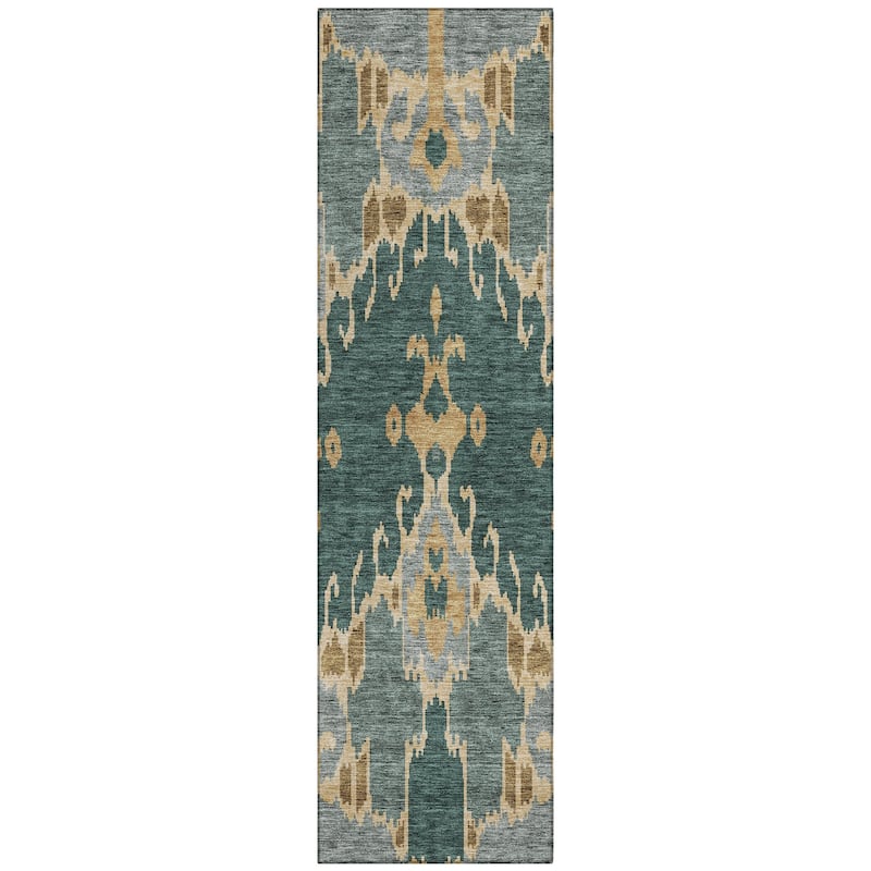 Machine Washable Indoor/ Outdoor Chantille Boho Global Rug
