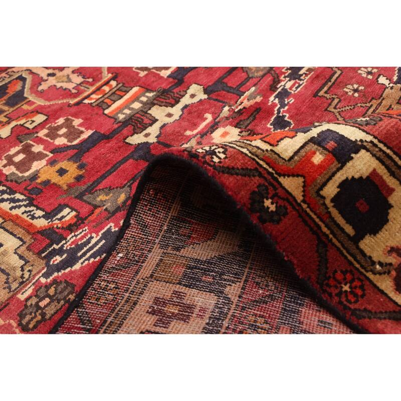 ECARPETGALLERY Hand-knotted Andelz Red Wool Rug - 4'9 x 6'2