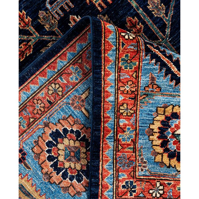 Serapi One-of-a-Kind Hand-Knotted Area Rug - Blue - 8' 3" x 9' 10"
