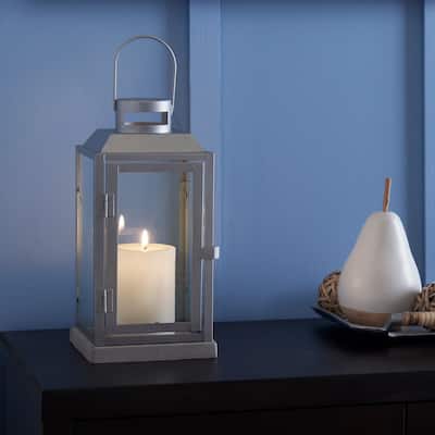 Sadie Lantern- Stainless Steel