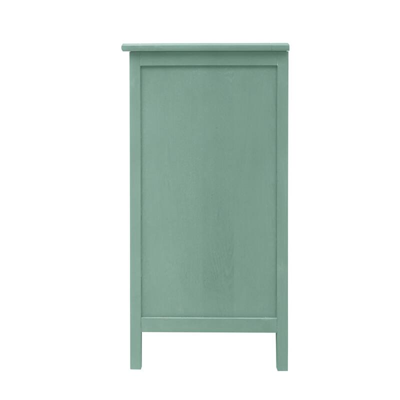 American Style 3-Drawer Vertical Chest Cabinet with Golden Handle for bedroom, living room