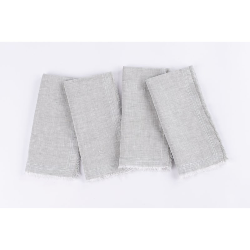 Brighton, Linen Dinner Napkin Set (Set of 4)