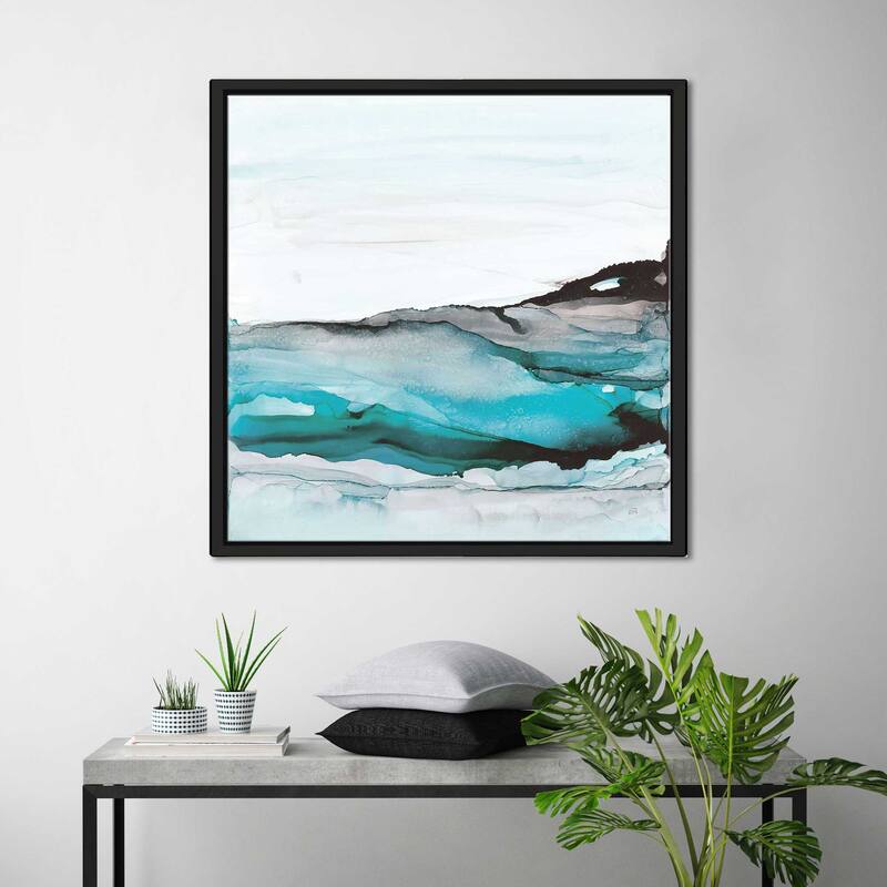 "Aquascape I" Print on Floating Canvas