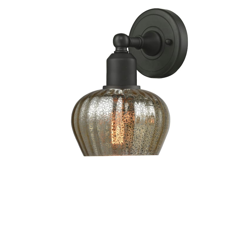 Innovations Lighting Olympia Single Light 11" Tall Bathroom Sconce - Oil Rubbed Bronze / Mercury
