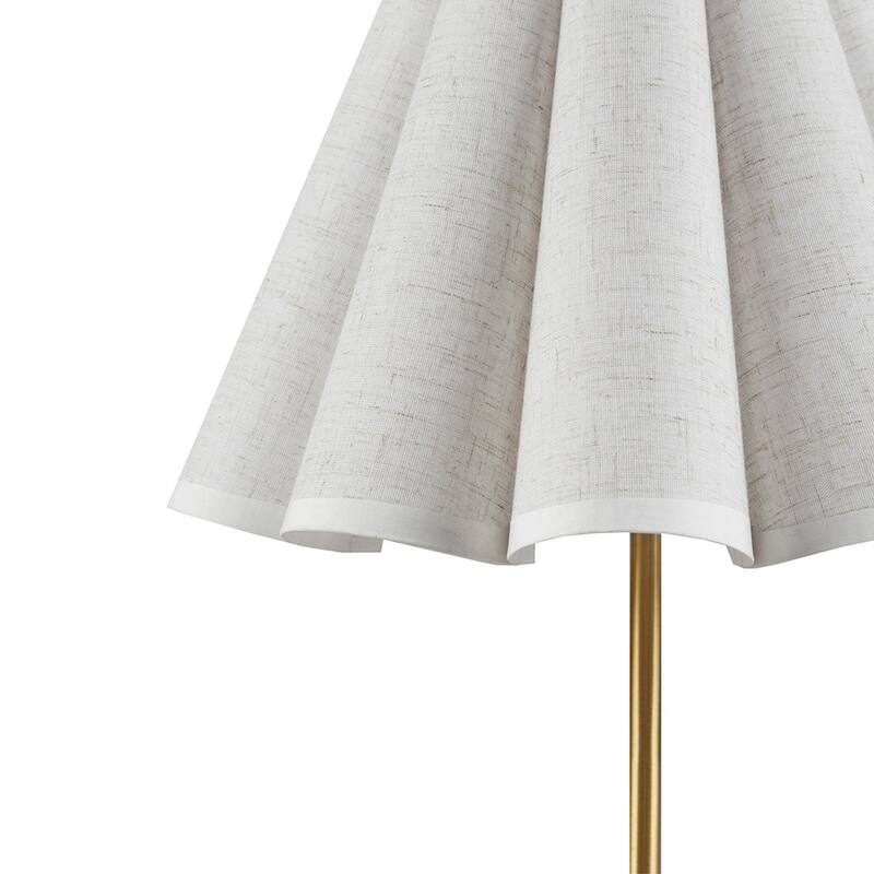 Tap-Control and Dimmable Accent Table Lamp with Power Outlet Gold See below - Gold