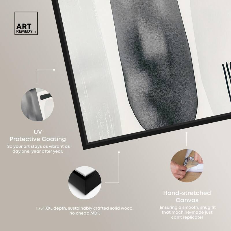 Floating Shapes I Canvas Set of 2 by Art Remedy