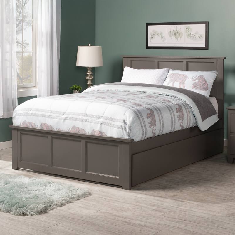 AFI Madison Platform Bed with Matching Footboard & Trundle
