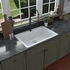 preview thumbnail 9 of 57, Karran QT-812 Top Mount 33 in. Large Single Bowl Quartz Kitchen Sink Kit