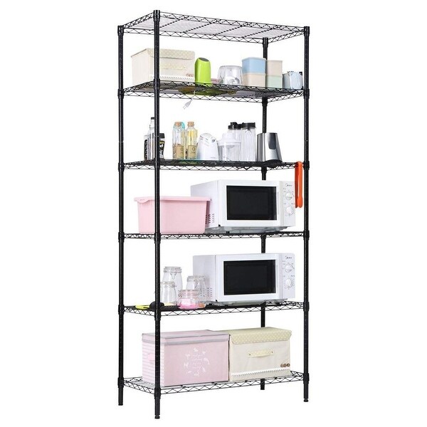 Commercial Kitchen Equipment Heavy Duty Wire 6 Tier Layer Corner